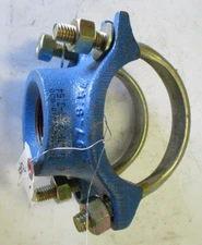 ROCKWELL 313 Service Saddle 3" (2.97-3.54 OD) x 1-1/4" FNPT Outlet | Double Bale