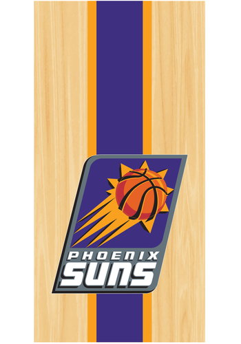 Phoenix Suns Cornhole Board Aufkleber Verpackung Skin (Stck 1) 24,25" x 48,25" - Bild 2 von 2