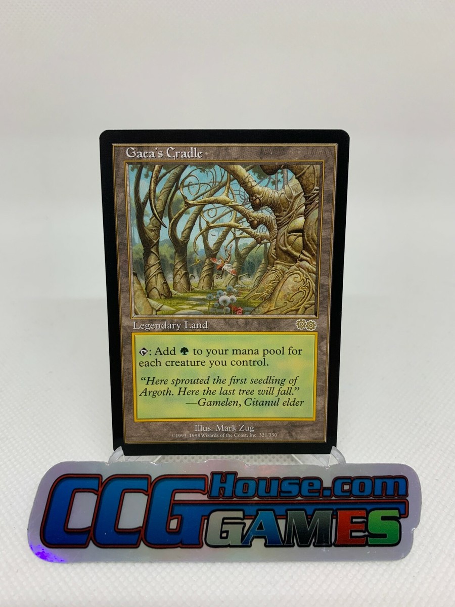 Gaea's Cradle Urza's Saga NM w/ light crease *CCGHouse* | eBay
