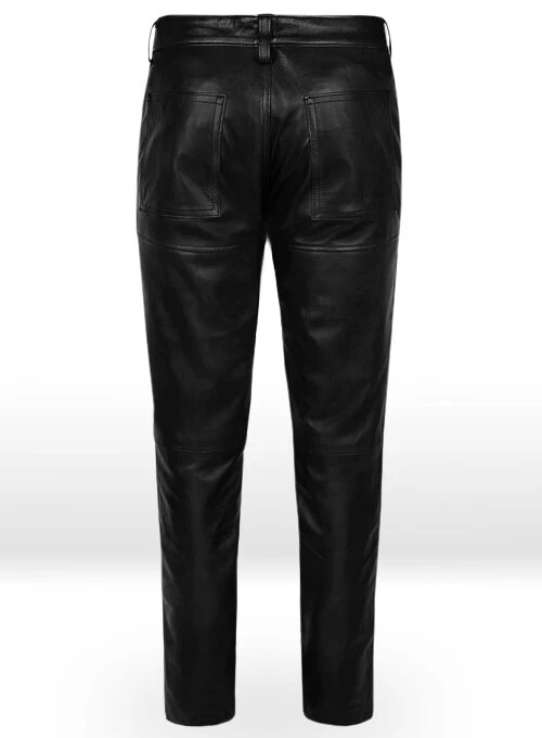Men's JIM MORRISON STYLE Pant 100% PREMIUM Leather Causal Pant
