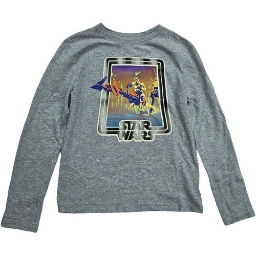 Gap Kids Star Wars Boys Long Sleeve Interactive Graphic T-shirt BB