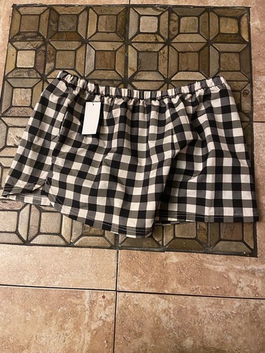 Free Assembly Girls SIZE 2XL 18 Sheer Overlay Pull-On SHORTS Color: BLACK NWT - Picture 3 of 4