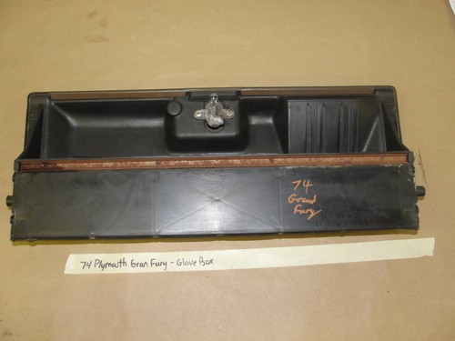 Factory Original 74 Plymouth Gran Fury DASH GLOVE BOX DOOR LID COMPARTMENT LINER - Picture 9 of 17