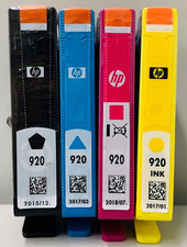 HP Genuine 920 Black Color 4PK Ink Cartridges