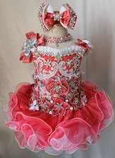 Jenniferwu Pageant Party Princess Birthday Dresses Tulle Tutu Dress for Girls