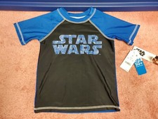 Star Wars Swim Shirt The Force Awakens Rash Guard Swim Shirt Sz XS UPF 50 NWT