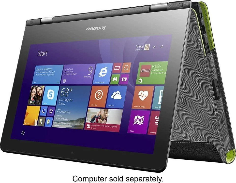 Lenovo 11 Inch Laptop Sleeve - Flex 11" Slot-in Sleeve Laptop Case, Grey - Image 3 of 4