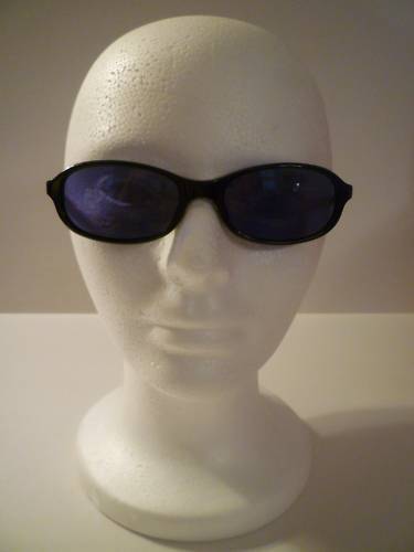 New: KATE SPADE "Bea" Black Sunglasses w/ Blue Lenses - Picture 1 of 2