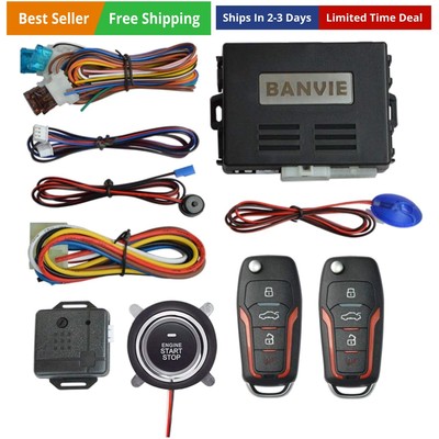 Car Keyless Entry Security Alarm System +   Remote Engine Starter +   Push to...