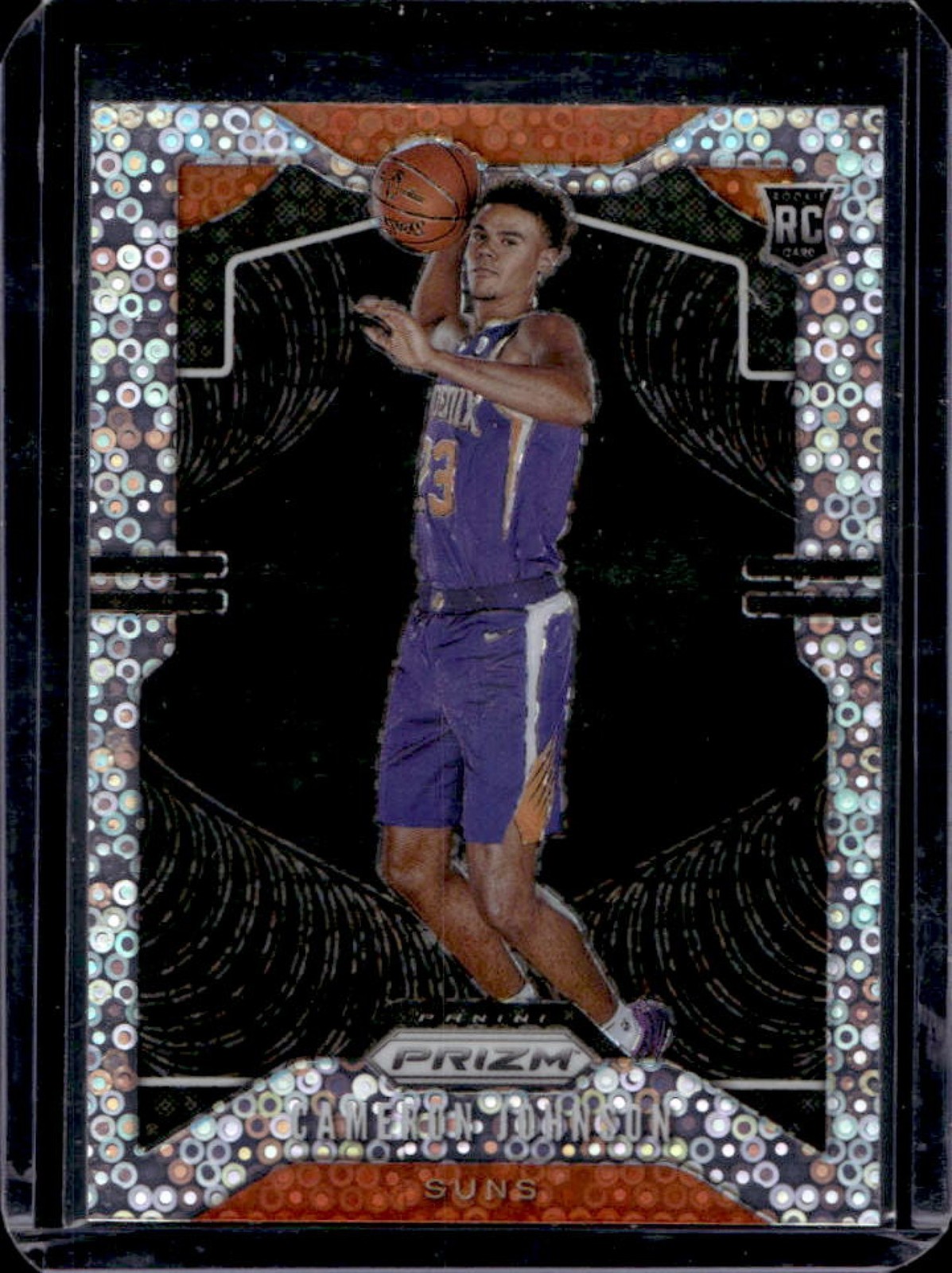 2019-20 Prizm Cameron Johnson RC Prizm Fast Break Rookie #257b Suns