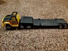 Vtg Tonka Stone's Quarry Gravel Truck W/Flatbed Lowboy Drop Deck Trailer 1970’s