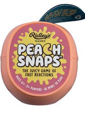 Ridley's Games Peach Snaps Party Card Game Ages 6+ 2+
