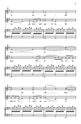The Rose Ola Gjeilo Vocal Score SA and Piano [Optional String Quartet] Walton Mu