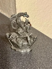 Rawcliffe Pewter Dragon Metal Figurine Noah's Ark