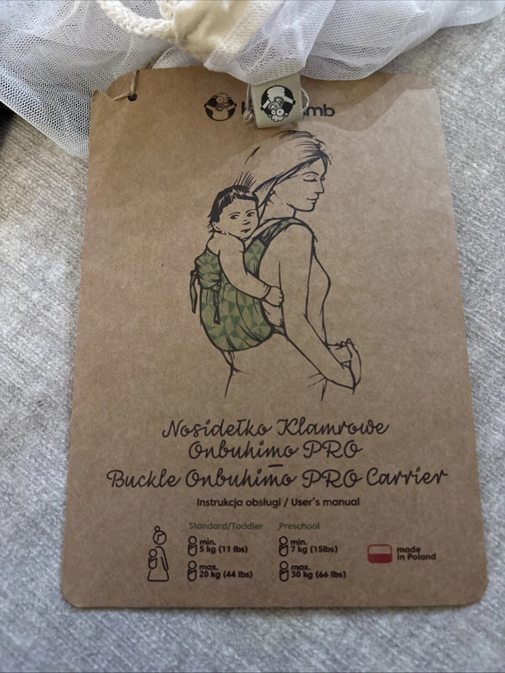 Lennylamb Hebilla Onbuhimo PRO Portador Tamaño Niño Pequeño (Excelente Estado Usado) Foto 2 de 4