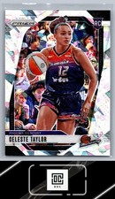 2024 Panini Prizm WNBA #48 Celeste Taylor Ice Prizms