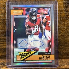 Calvin Ridley 2018 Panini Honors Rookie Classics Silver Holo Auto RC /49 🏈🔥