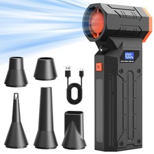 Compressed Air Duster,4-Gear Adjustable 150000RPM Electric Air Duster,5200mAh...