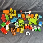 Vintage Fisher Price Little People Accessories Lot 1972, 1984, 1986 40+ Pieces