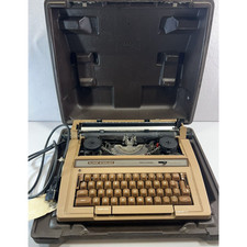 Vintage Smith Corona Super Sterling Electric Typewriter w/ Case Work thumbnail