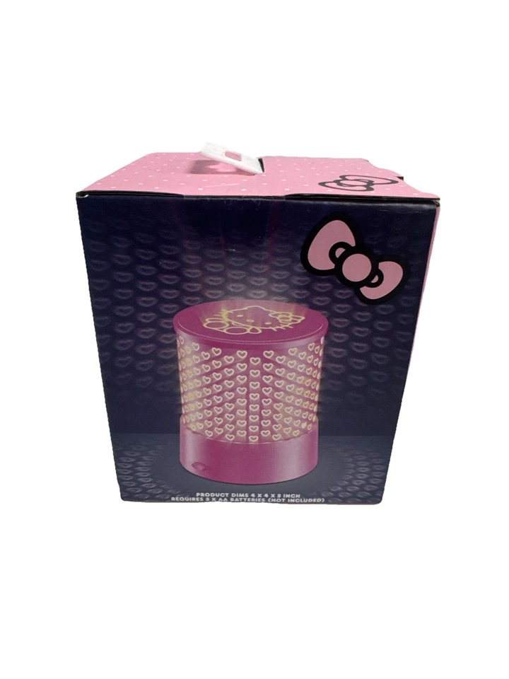 Proyector de luz LED Hello Kitty modos multicolores y blancos alimentado por batería 6+ Foto 2 de 4