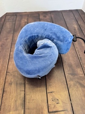 Cabeau Travel Neck Pillow Memory Foam The Neck's Evolution TNE Blue Compact