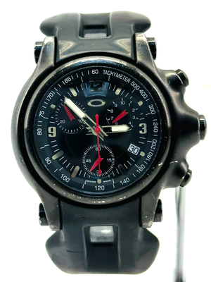 OAKLEY HOLESHOT 6-HAND SI STEALTH BLACK WATCH STANDARD ISSUE 10