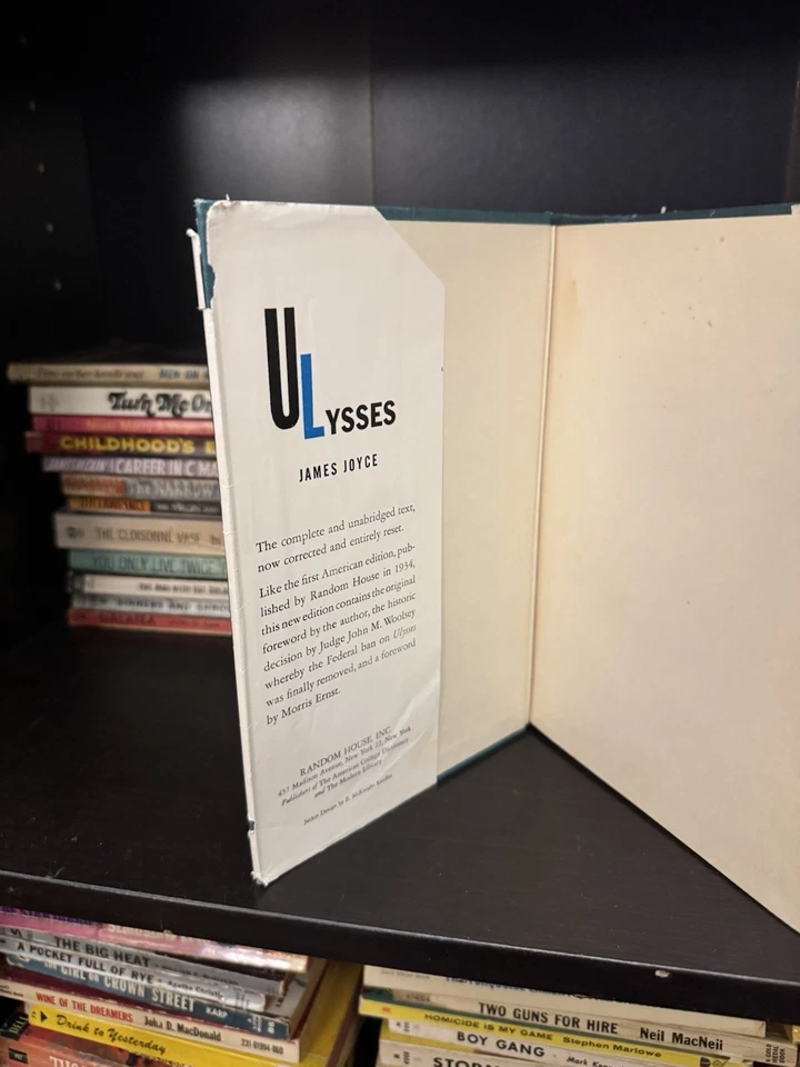 Ulysses James Joyce Experimental Classic European Novel Literature Dust Jacket - Image 2 of 4