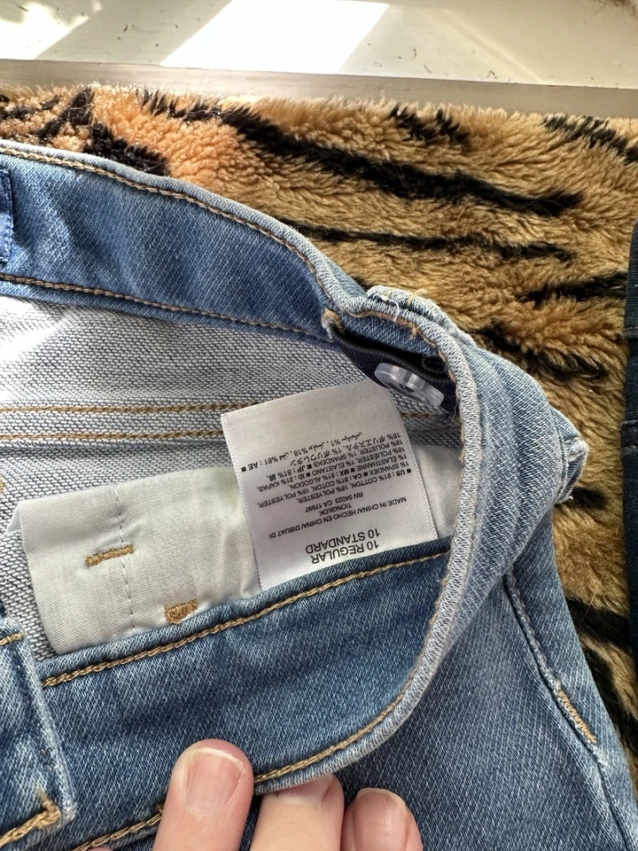 Jeans Old Navy Size 10 And Jeggings From Justice 10/12 Kids Excellent Used - Image 3 of 4