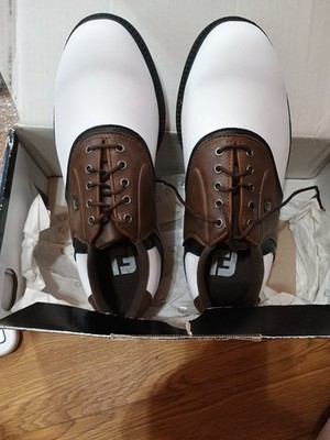 Foot Joy Dry Joys Golf Shoes Leather Upper Waterproof Optiflex 7.5 Wide