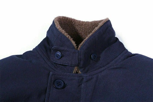 Herren Retro USN Navy N-1 Deck Jacke Winter Militär Fleece Fliegerjacken Mäntel - Bild 26 von 41