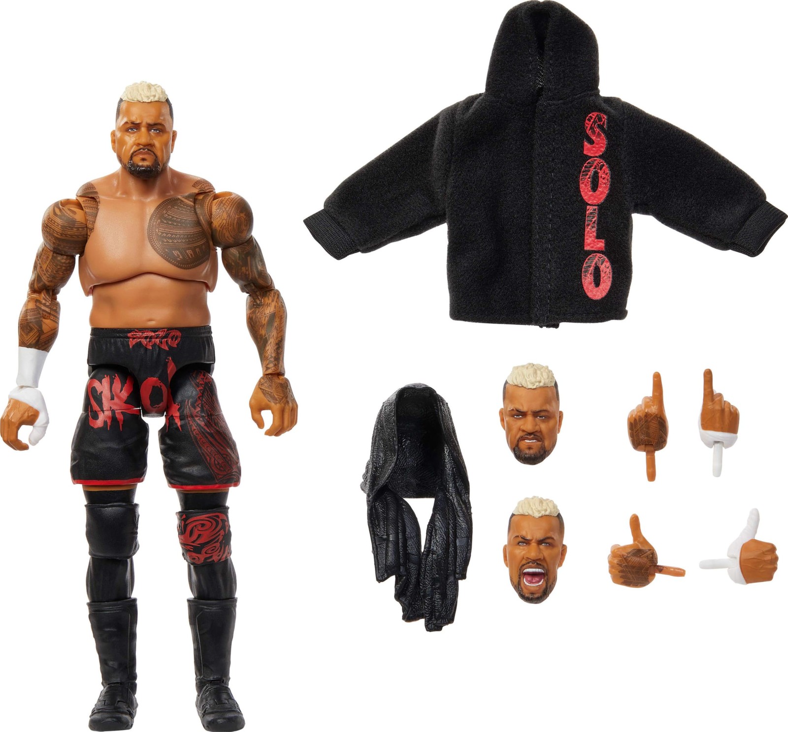 Mattel WWE Ultimate Edition Actionfigur - Zubehr 152 Solo Sikoa Sammelset 9990₽