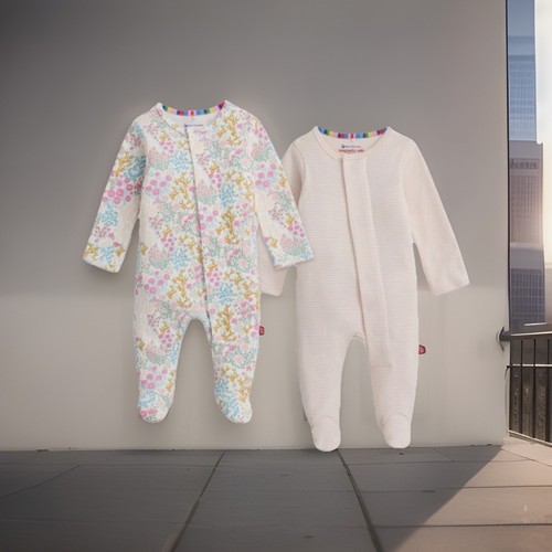 Magnetic Me Baby Footie NB Pink Assorted