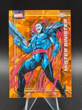 2026 Topps Chrome Marvel Sapphire MISTER SINISTER Orange Refractor 12/25 #80