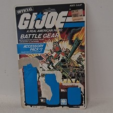 Hasbro G.I. Joe Battle Gear Accessory Pack  2 Cardback 1983 Vintage Opened