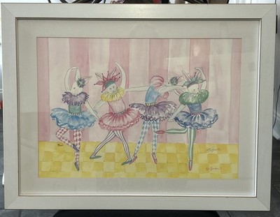 BJ Agerter Limited Edition Artist Proof Anthropomorphic Rabbit Ballerina 30/90AP