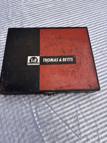 VINTAGE TB THOMAS AND BETTS STORAGE BOX STOCKED