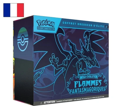 Coffret Dresseur d'Élite - ETB - Pokémon Flammes Fantasmagoriques Méga Evolution