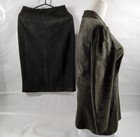 💫 LUXURIOUS SALVATORE FERRAGAMO WOMEN’S  AUTHENTIC SUEDE SUIT IT40 US 4 — photo 6