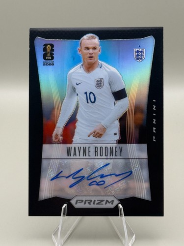2026 Prizm FIFA World Cup - Wayne Rooney Throwback Auto Black 1/1