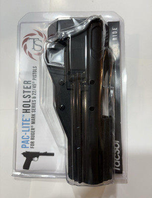 TacSol PAC-LITE Holster Ruger Mark/22/45 .22LR OWB Polymer Black Ambi