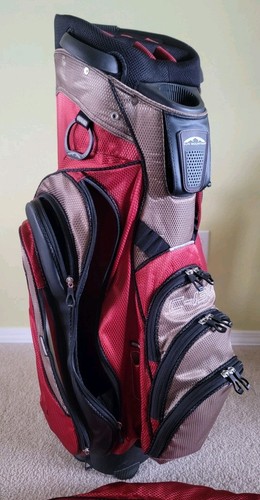 Sun Mountain 14 Way Divider C-130 Cart Golf Bag With Rain Cover - Picture 8 of 14