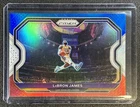 LEBRON JAMES 2020-21 PANINI PRIZM #1 KOBE TRIBUTE DUNK RED WHITE AND BLUE LAKERS