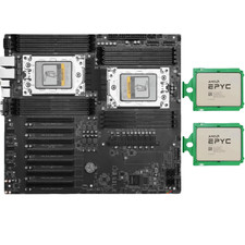 HUANANZHI H12D-16D 2x AMD EPYC 7K62 48 Cores CPU OEM of 7642  combination