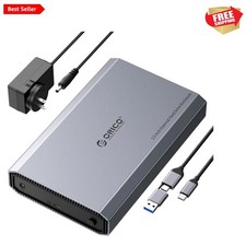 Aluminum 3.5 Hard Drive Enclosure with USB 3.2 Gen 2 6Gbps Transfer Speed, Fi...