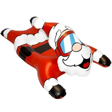 CocoNut Outdoor: Santa Claus Racer - 54x36" Snow Sled, 200lb Cap, Kids 8+
