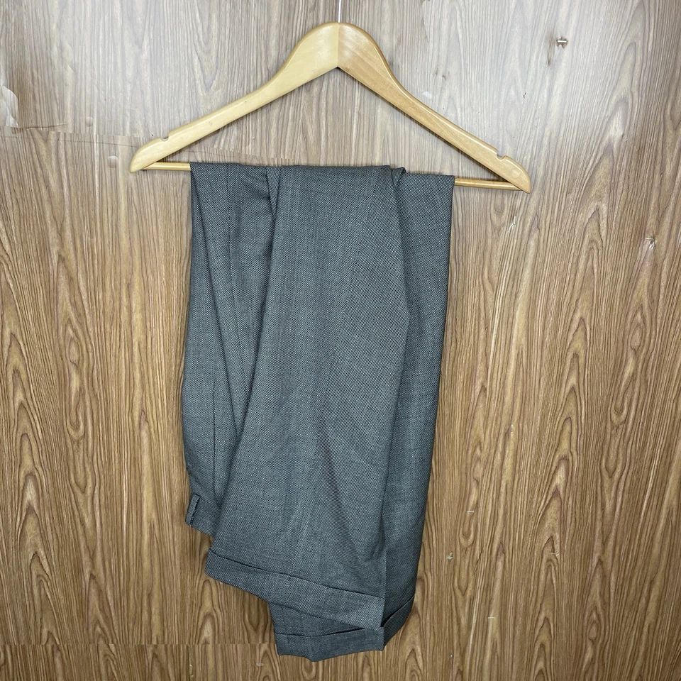 Traje Lauren Ralph Lauren 2 Piezas Hombre 44L 38x32 Gris Multicolor Tres Botones Foto 2 de 4