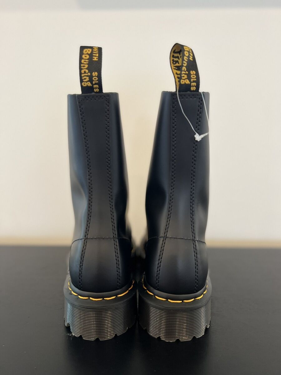 Women's Size 6 Dr Martens 1490 10 Eye Bex Boots Black NEW Women's Size 6 Dr Martens 1490 10 Eye Bex Boots Black NEW