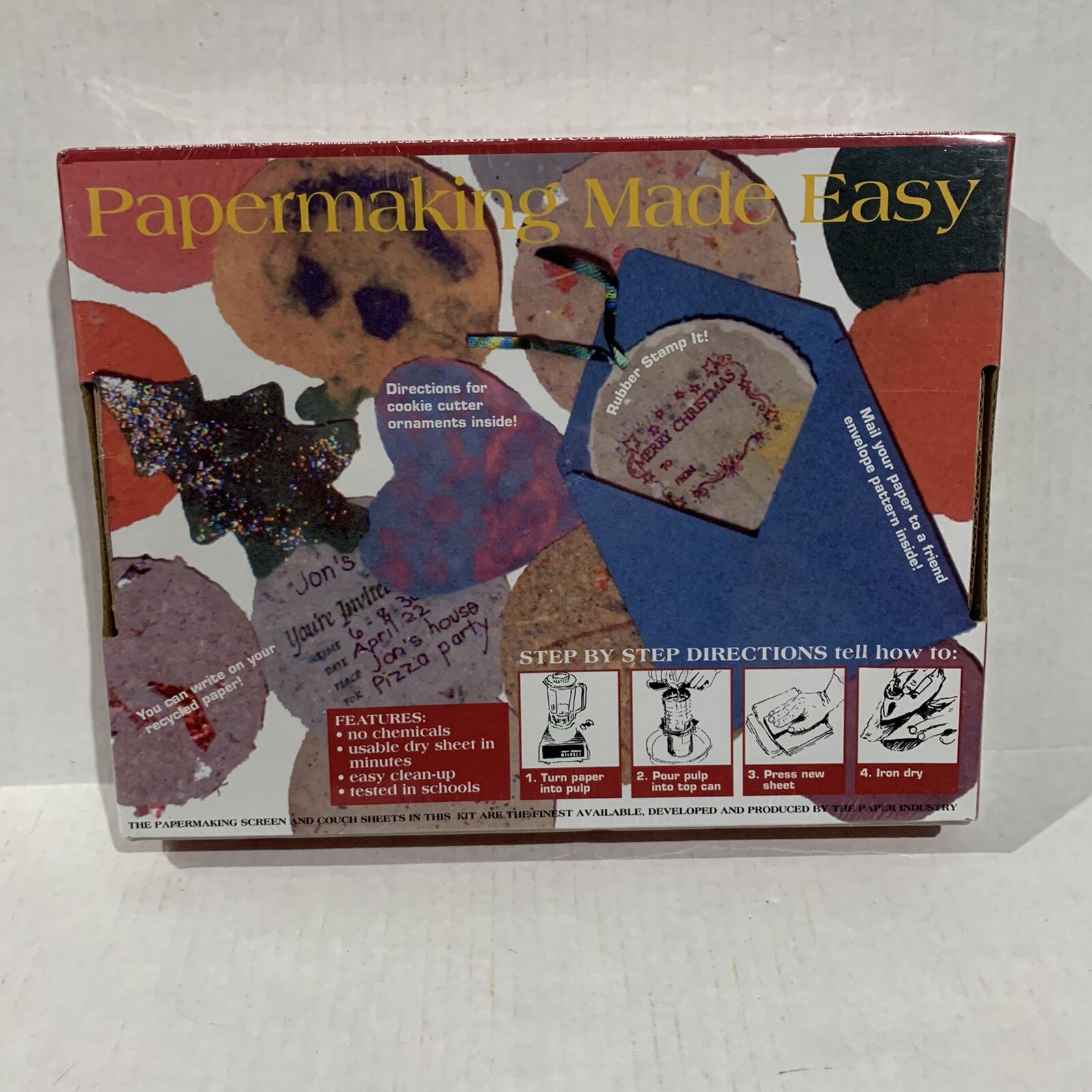 ARNOLD GRUMMER'S TIN CAN PAPER MAKING KIT AGES 6 AND UP eBay