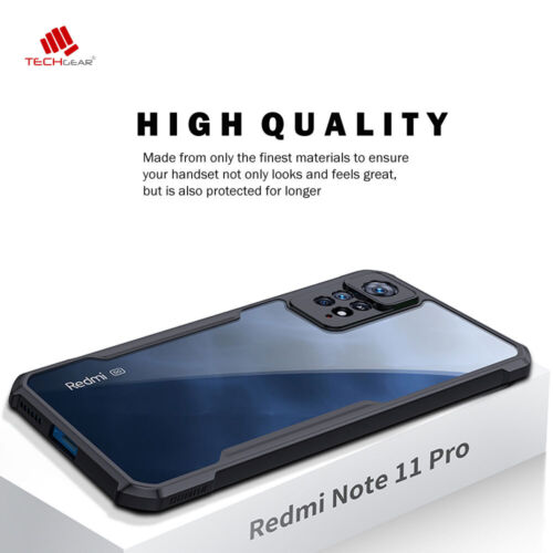 Custodia corazza resistente antiurto posteriore rigida per Redmi Note 11 / Note 11 Pro 5G - Foto 4 di 11